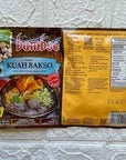 Bamboe Bumbu Kuah Bakso Meatball Soup Spice Mix 60 Gram Pack of 3