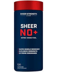 Sheer Strength Nitric Oxide Supplement - Nitric Oxide Supplements for Men - Supports Vascularity & Energy - Nitric Oxide Booster - Promotes Muscle Growth & Pumps (30 Day Supply)