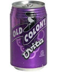 OLD COLONY UVA  Puerto Ricos Favorite Grape Flavored Soda  12 oz cans  8 Pack