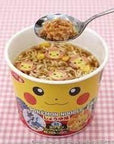 Monster of Pokét Noodle soy sauce flavor with Pokekore Seal 12oz 6pcs Japanese Cup Noodle Sanyo Foods Ninjapo