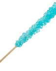 Frozen Ice Rock Candy Sticks  18 Individually Wrapped Rock Candy on a Stick 3 Wands