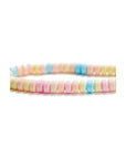 36 Candy Necklaces Individually Wrapped Choker Style Nostalgic Pastel Candy Jewelry Perfect for Party Favors Pinata Fillers and Goodie Bags Packed in a Convenient Display Tub By 4YoreElves - Whlsome - Candies & Chocolates