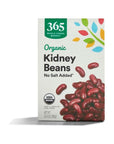 365 by Whole Foods Market Beans Kidney No Salt Added Organic 134 Ounce - Whlsome - Canned Beans