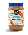 365 by Whole Foods Market, Crunchy Peanut Butter With Salt, 36 Ounce - Whlsome - Nuts & Seed Butter