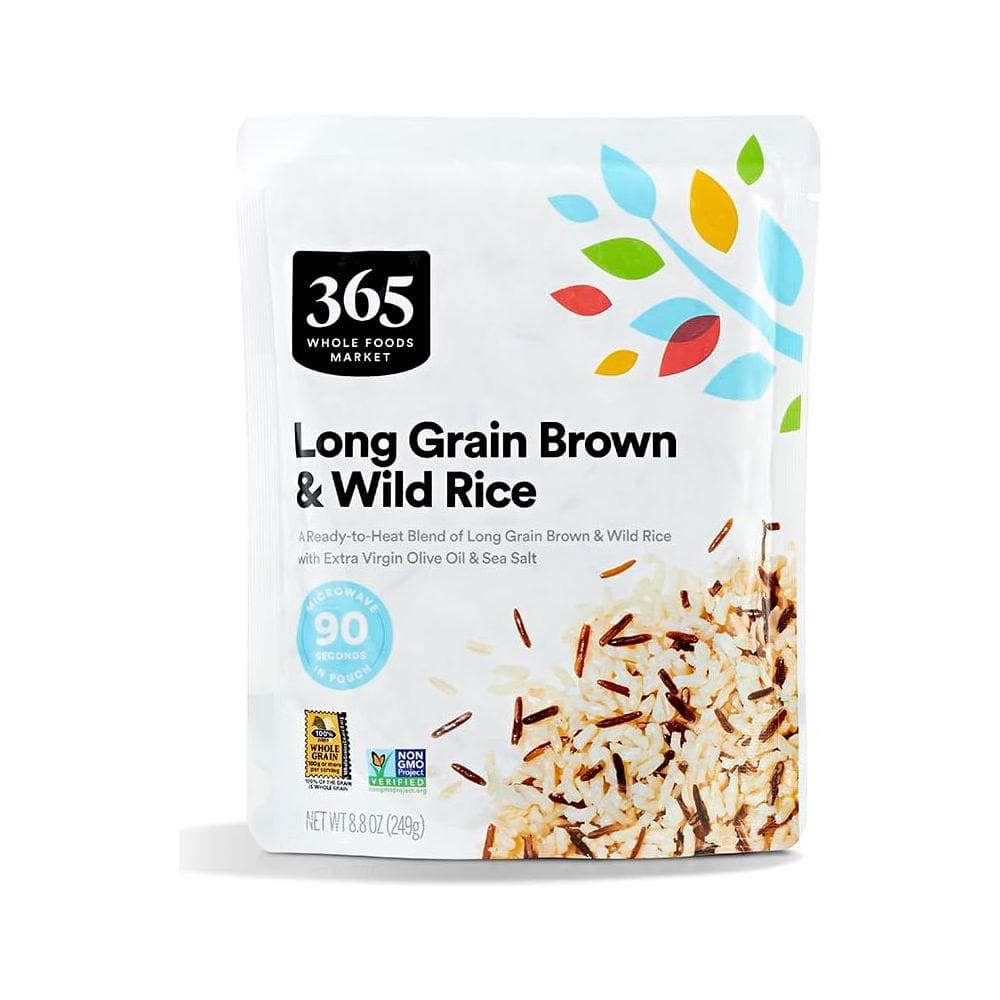 365 by Whole Foods Market Long Grain Brown and Wild Rice 88 Ounce - Whlsome - Cereal