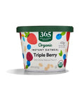 365 by Whole Foods Market Oatmeal Triple Berry Instant Organic Single 2 Ounce - Whlsome - Oats & Oatmeal