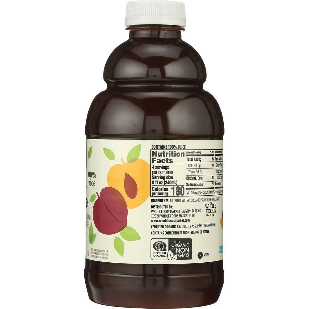 365 by Whole Foods Market Organic 100 Prune Juice 32 Fl Oz - Whlsome - Fruit Juices