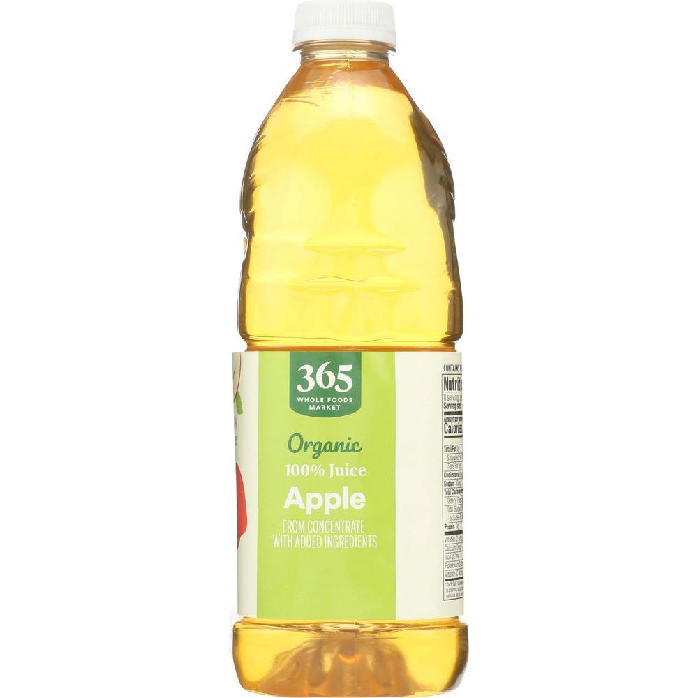 365 by Whole Foods Market Organic Apple Juice 64 Fl Oz - Whlsome - Fruit Juices