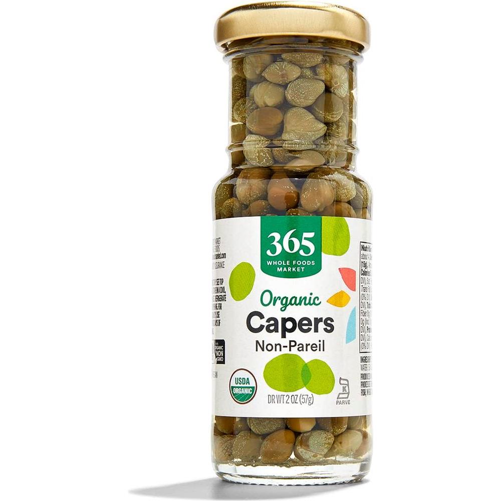 365 by Whole Foods Market Organic Capers NonPareil Dried Weight 2 Ounce - Whlsome - Grocery (Other)