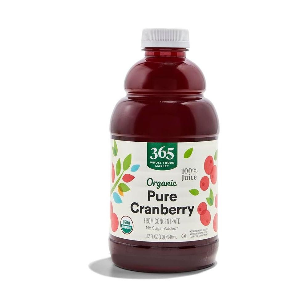 365 by Whole Foods Market Organic Cranberry Juice 32 Fl Oz - Whlsome - Fruit Juices