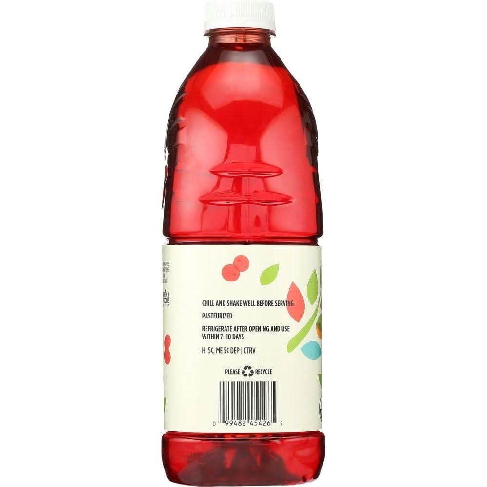 365 by Whole Foods Market Organic Cranberry Juice Blend 64 Fl Oz - Whlsome - Fruit Juices