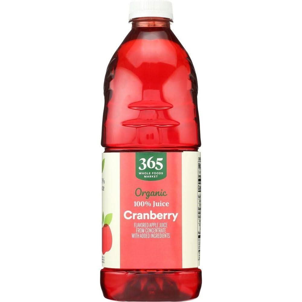 365 by Whole Foods Market Organic Cranberry Juice Blend 64 Fl Oz - Whlsome - Fruit Juices