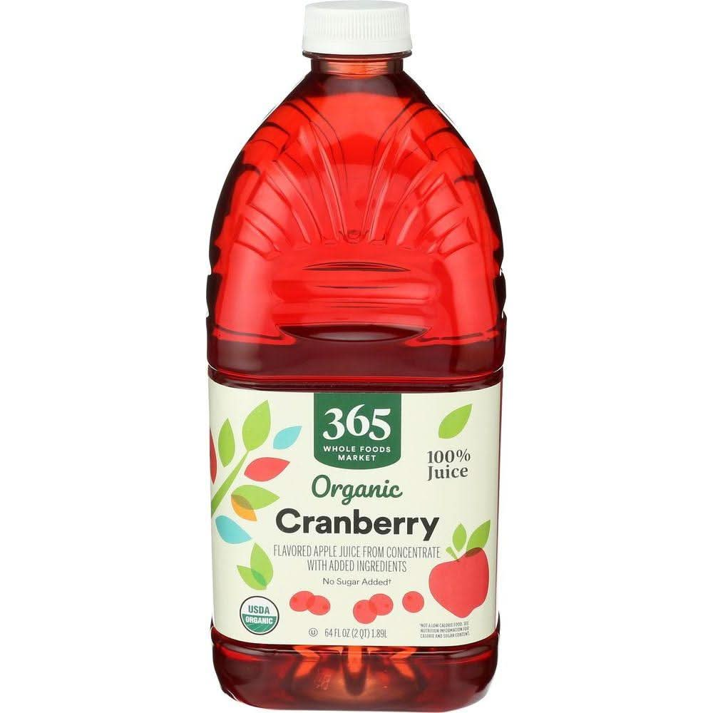 365 by Whole Foods Market Organic Cranberry Juice Blend 64 Fl Oz - Whlsome - Fruit Juices