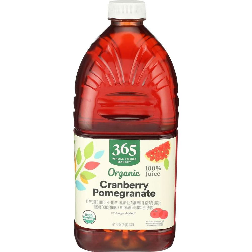 365 by Whole Foods Market Organic Cranberry Pomegranate Juice 64 Fl Oz - Whlsome - Grocery (Other)