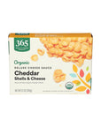 365 by Whole Foods Market Organic Deluxe Cheddar Shells and Cheese 12 Ounce - Whlsome - Macaroni & Cheese