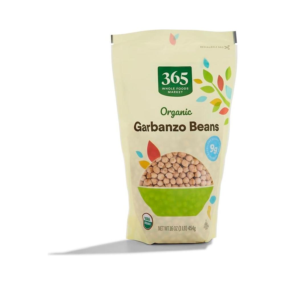 365 by Whole Foods Market Organic Garbanzo Beans 16 Ounce - Whlsome - Canned Beans