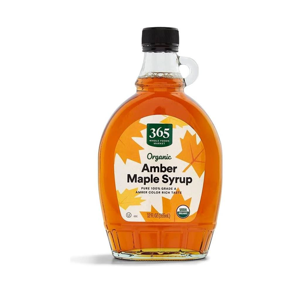 365 by Whole Foods Market Organic Grade A Amber Maple Syrup 12 Fl Oz - Whlsome - Grocery (Other)