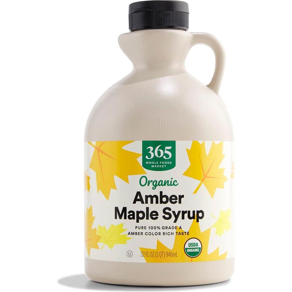 365 by Whole Foods Market Organic Grade A Amber Maple Syrup 32 Fl Oz - Whlsome - Maple Syrup