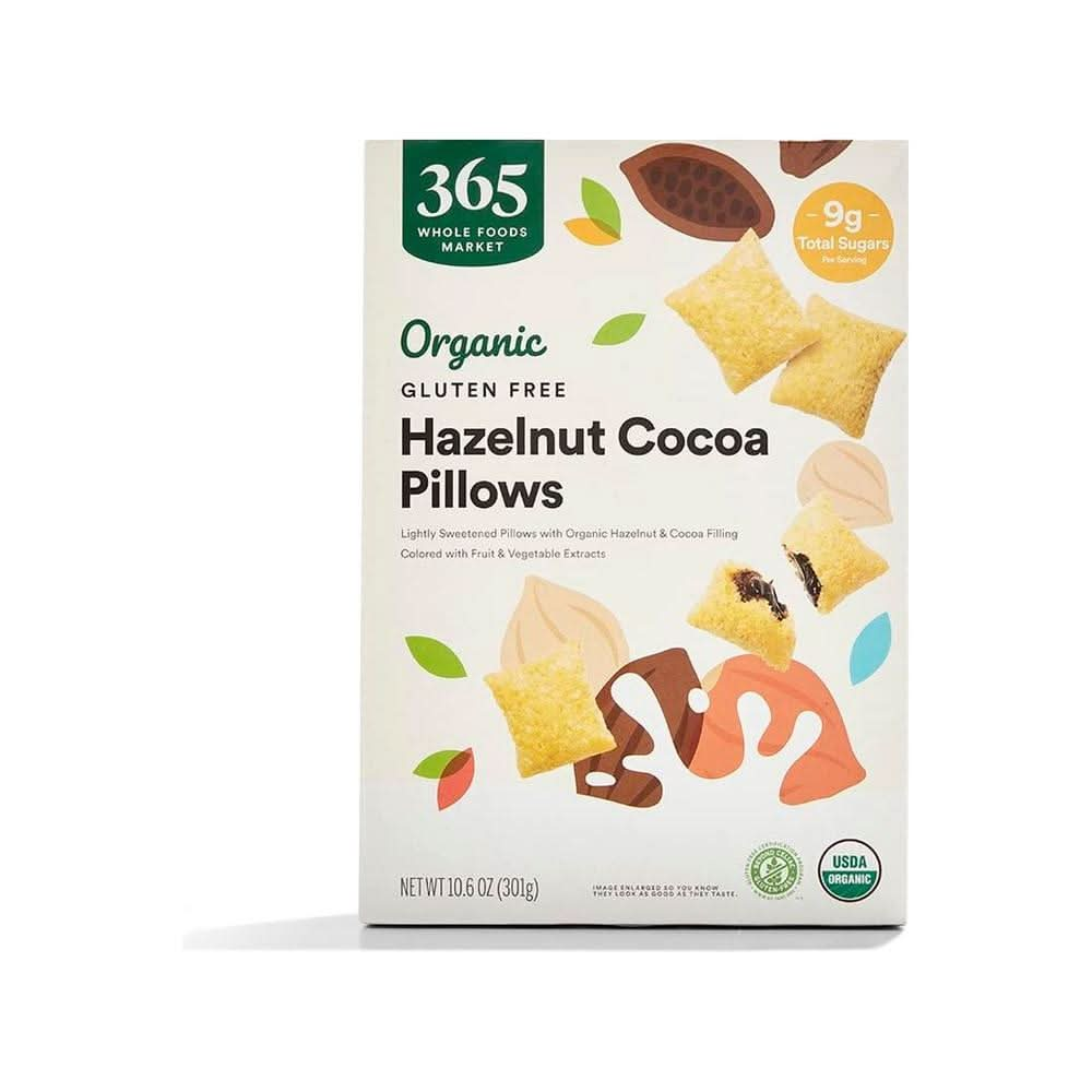 365 by Whole Foods Market Organic Hazelnut Cocoa Pillows 106 Ounce - Whlsome - Cereal