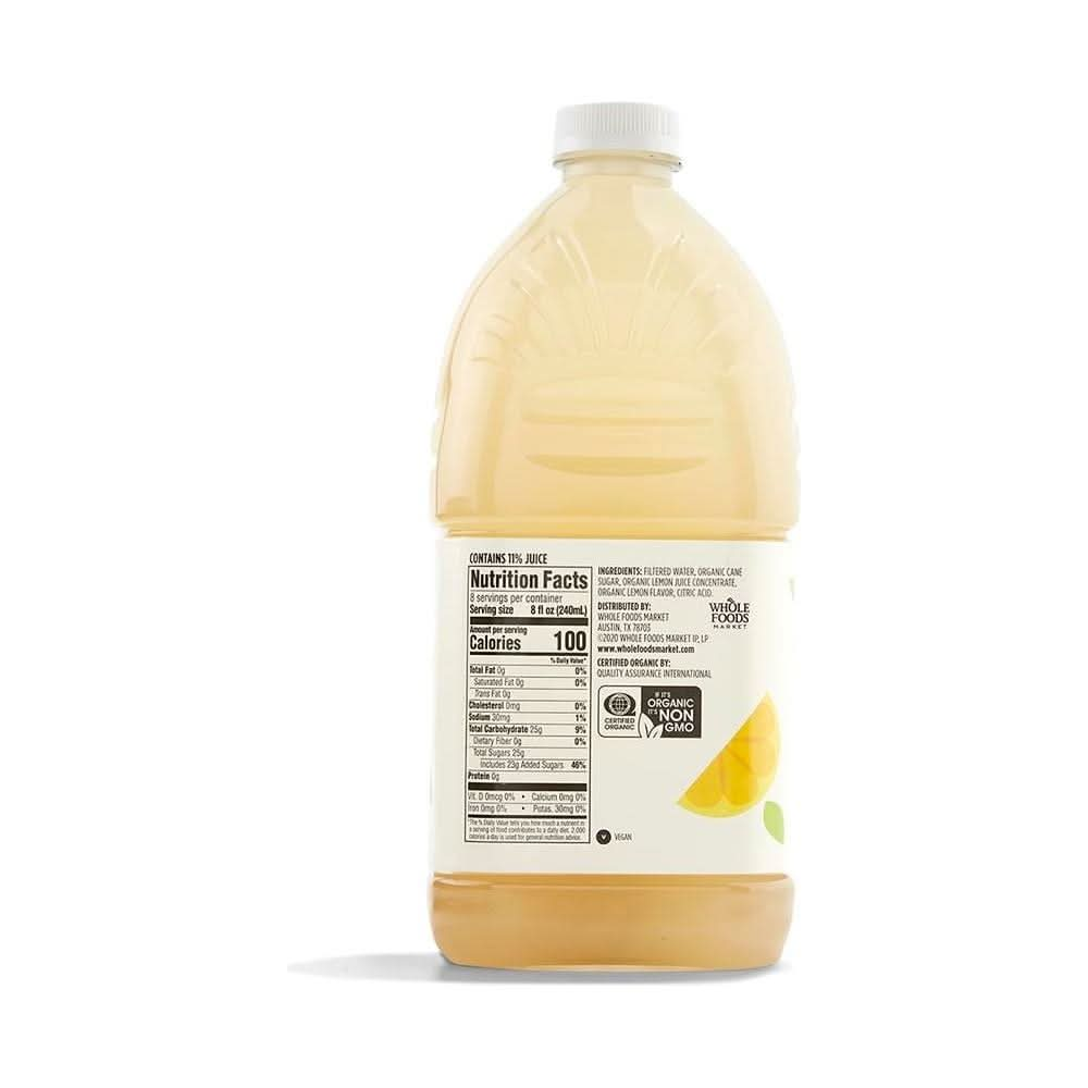 365 by Whole Foods Market Organic Lemonade 64 Fl Oz - Whlsome - Grocery (Other)