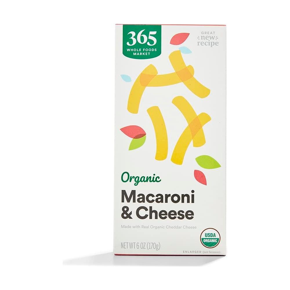 365 by Whole Foods Market Organic Macaroni and Cheese 6 Ounce - Whlsome - Noodles