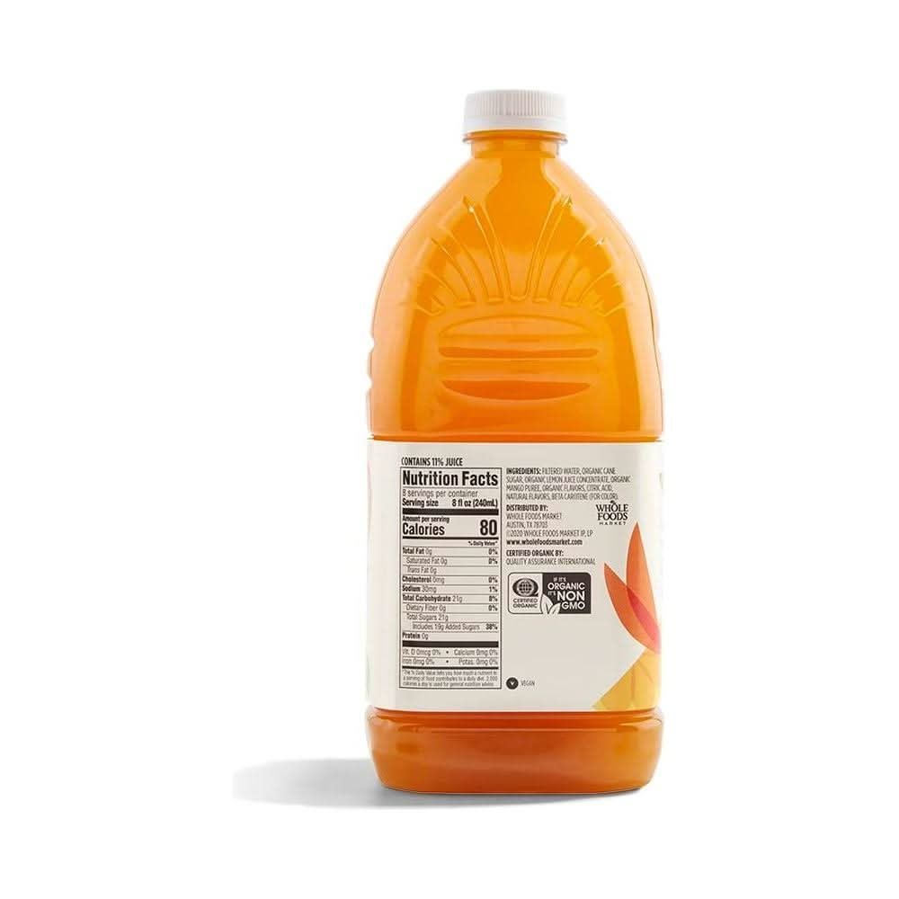 365 by Whole Foods Market Organic Mango Lemonade 64 Fl Oz - Whlsome - Grocery (Other)