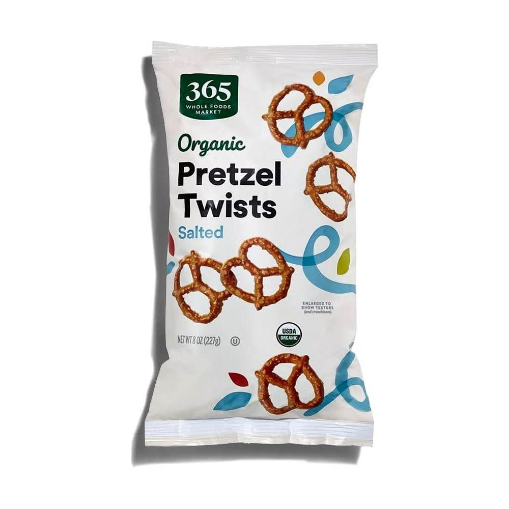 365 by Whole Foods Market Organic Mini Pretzel Twists 8 Ounce - Whlsome - Pretzels