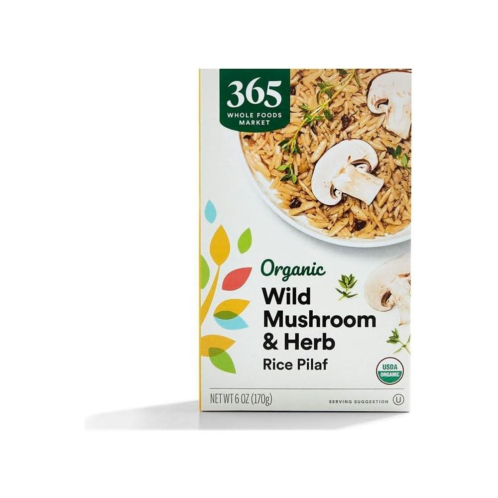 365 by Whole Foods Market Organic Mushroom and Herb Rice Pilaf 6 Ounce - Whlsome - Grocery (Other)