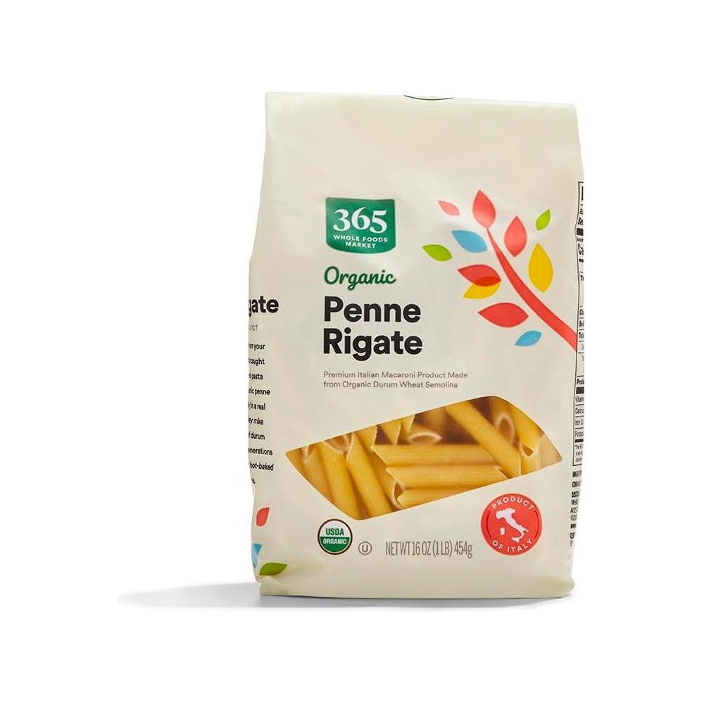 365 by Whole Foods Market, Organic Penne Rigate, 16 Ounce - Whlsome - Pasta