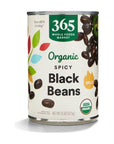 365 by Whole Foods Market Organic Spicy Black Beans 15 Ounce - Whlsome - Canned Beans