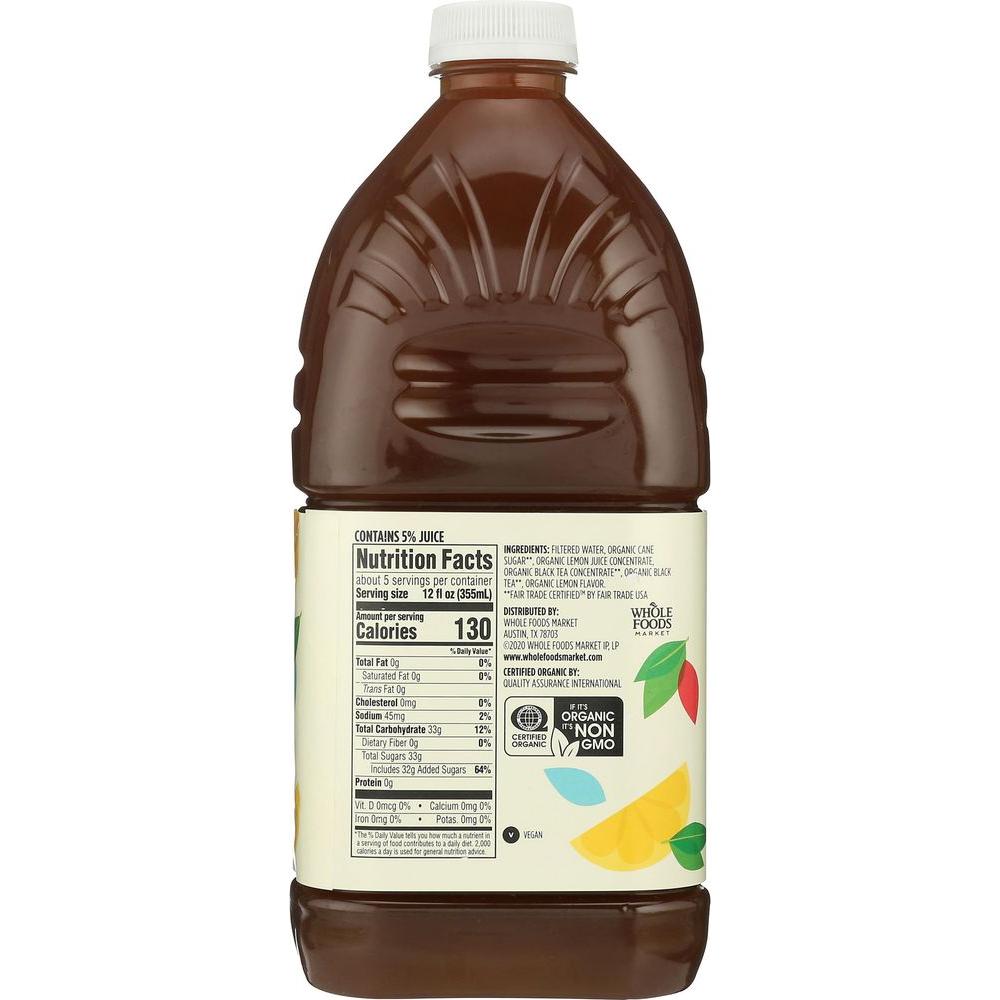 365 by Whole Foods Market Organic Tea Lemonade Blend 64 Fl Oz - Whlsome - Lemonade