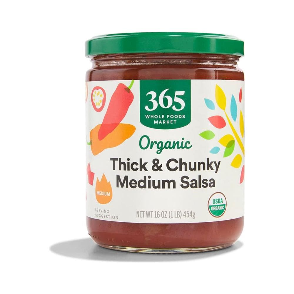 365 by Whole Foods Market Organic Thick Chunky Medium Salsa 16 Ounce - Whlsome - Sauces &amp; Dips