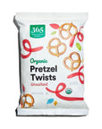 365 by Whole Foods Market Organic Unsalted Mini Pretzel Twists 8 Ounce - Whlsome - Pretzels