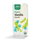 365 by Whole Foods Market Organic Vanilla Soy Beverage 32 Fl Oz - Whlsome - Non - Dairy Milk