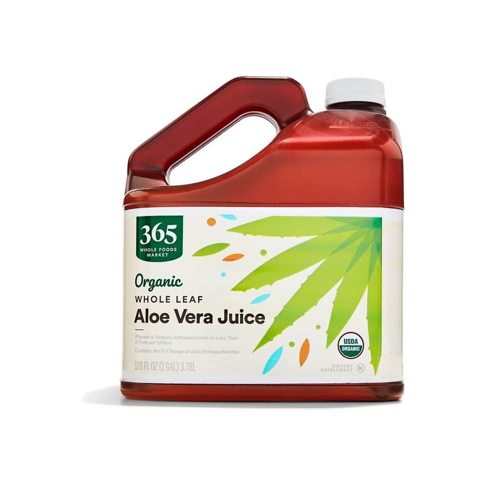 365 by Whole Foods Market Organic Whole Leaf Aloe Vera Juice 128 Fl Oz - Whlsome - Fruit Juices