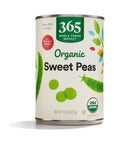 365 by Whole Foods Market Peas Sweet Organic 15 Ounce - Whlsome - Canned Beans