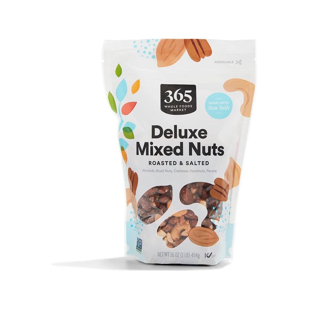 365 by Whole Foods Market Roasted Salted Deluxe Mixed Nuts 16 Ounce - Whlsome - Grocery (Other)