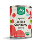 365 by Whole Foods Market Sauce Cranberry Jellied Organic 14 Ounce - Whlsome - Canned Fruits