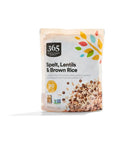 365 by Whole Foods Market Spelt Green Lentils Brown Rice 88 Ounce - Whlsome - Grocery (Other)