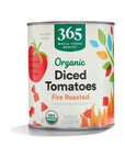 365 by Whole Foods Market Tomatoes Diced Fire Roasted Organic 28 Ounce - Whlsome - Canned & Jarred Vegetables