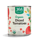 365 by Whole Foods Market Tomatoes Diced Organic 28 Ounce - Whlsome - Vegetable Snacks