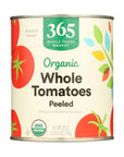 365 by Whole Foods Market Tomatoes Whole Peeled Organic 28 Ounce - Whlsome - Pasta