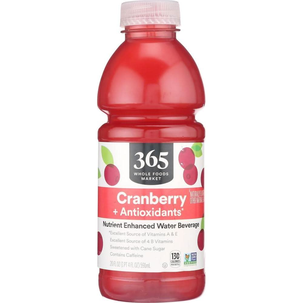 365 By Whole Foods Market Water Nutrient Cranberry Antioxidants Vit A E 20 Fl Oz - Whlsome - Grocery (Other)