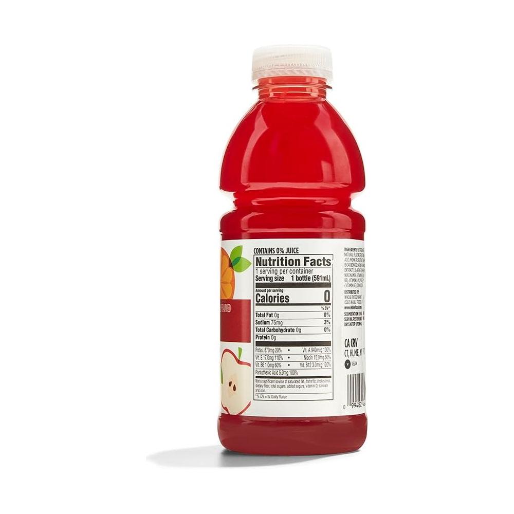 365 By Whole Foods Market Water Nutrient Fruit Punch Potassium No Calorie 20 Fl Oz - Whlsome - Flavored Water