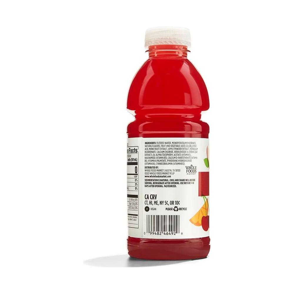 365 By Whole Foods Market Water Nutrient Fruit Punch Potassium No Calorie 20 Fl Oz - Whlsome - Flavored Water