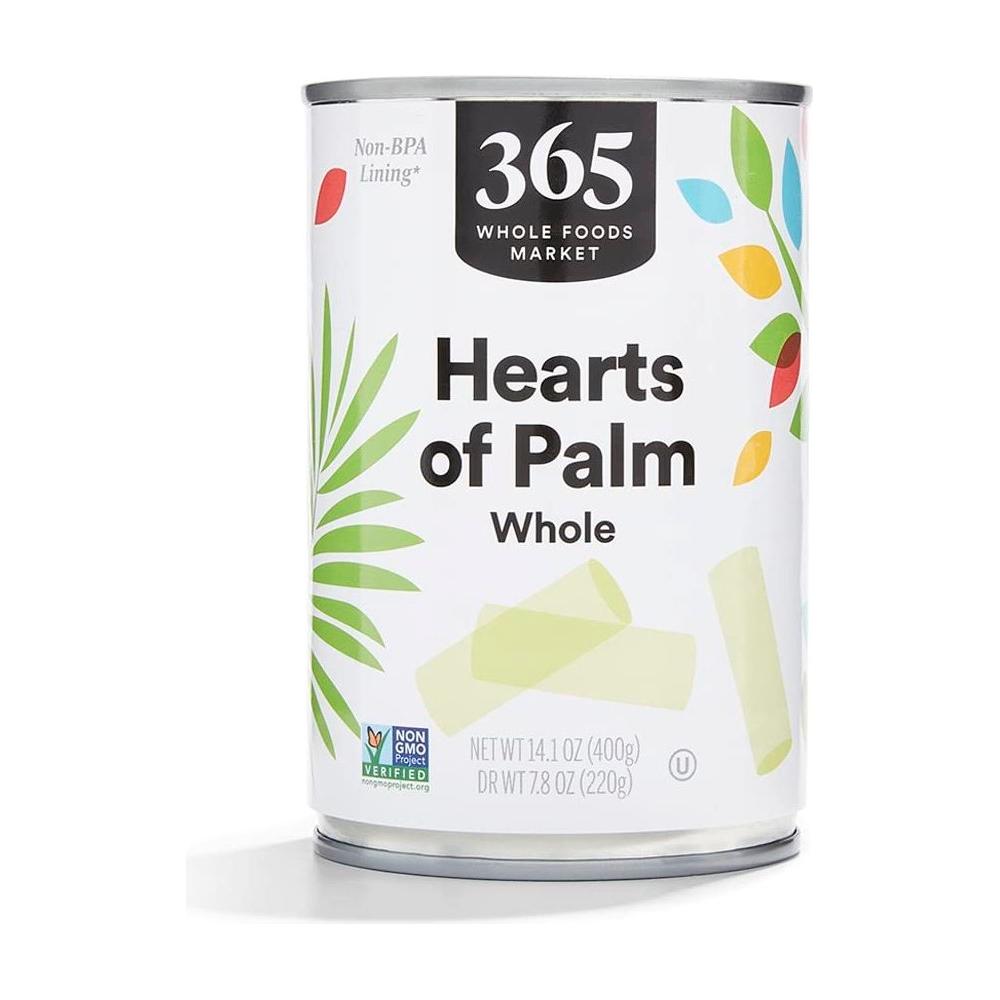 365 by Whole Foods Market Whole Hearts Of Palm 141 Ounce - Whlsome - Vegetable Snacks