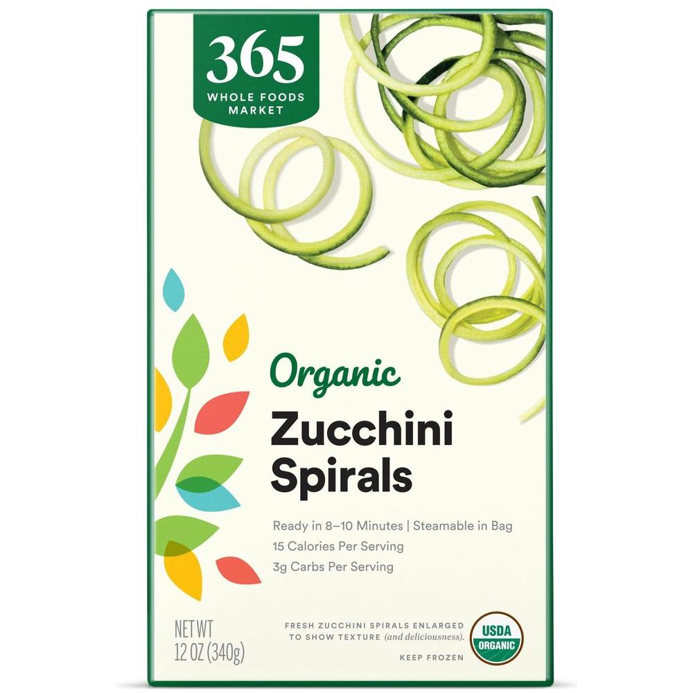 365 by Whole Foods Market, Zucchini Spirals Organic, 12 Ounce - Whlsome - Sauces & Dips