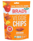 3oz Cheddar Flavor - Famous Brads Raw Chips - Vegan, Gluten Free, Natural, Healthy Snack - Whlsome - Snacks