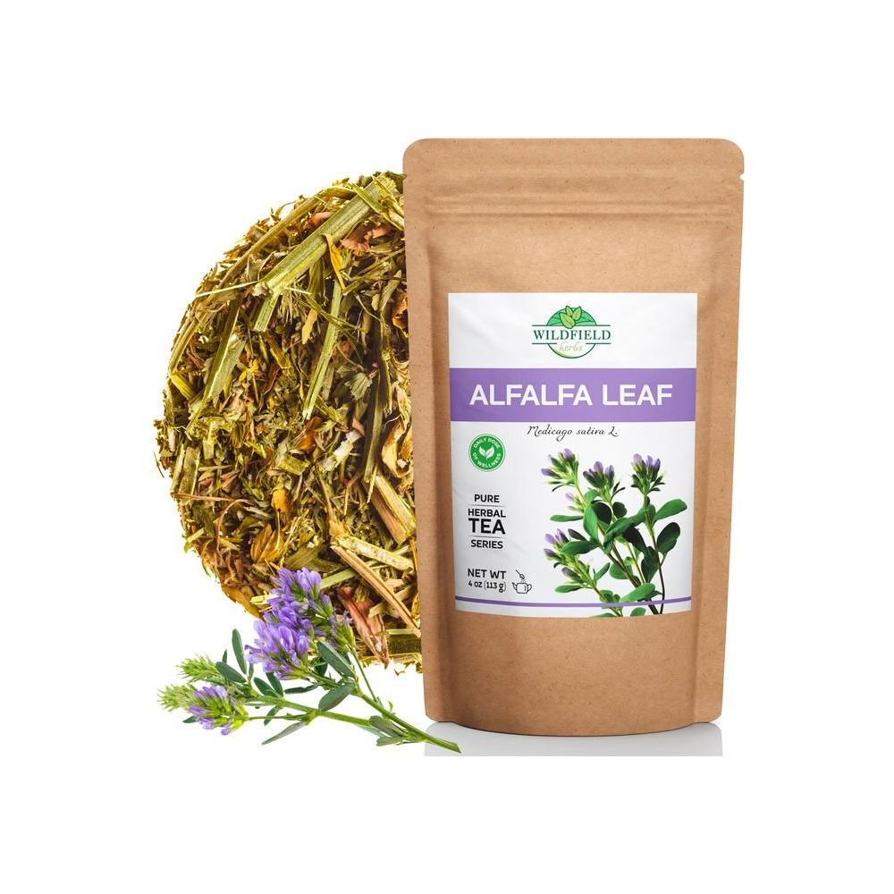 4 oz Alfalfa Leaf Alfalfa Herb Tea Medicago sativa 113g Tea Bags Alfalfa Loose Leaf Tea Herbal Alfalfa Leaves - Whlsome - Tea