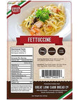 4 Pack Assortment Low Carb Pasta, Fettuccine, Rotini, Penne, and Elbows, Great Low Carb Bread Company - Whlsome - Pasta